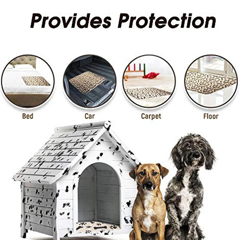 Reusable Dog Bed Mats, Dog Urine Pads, Pet Training In Car, Home Bed