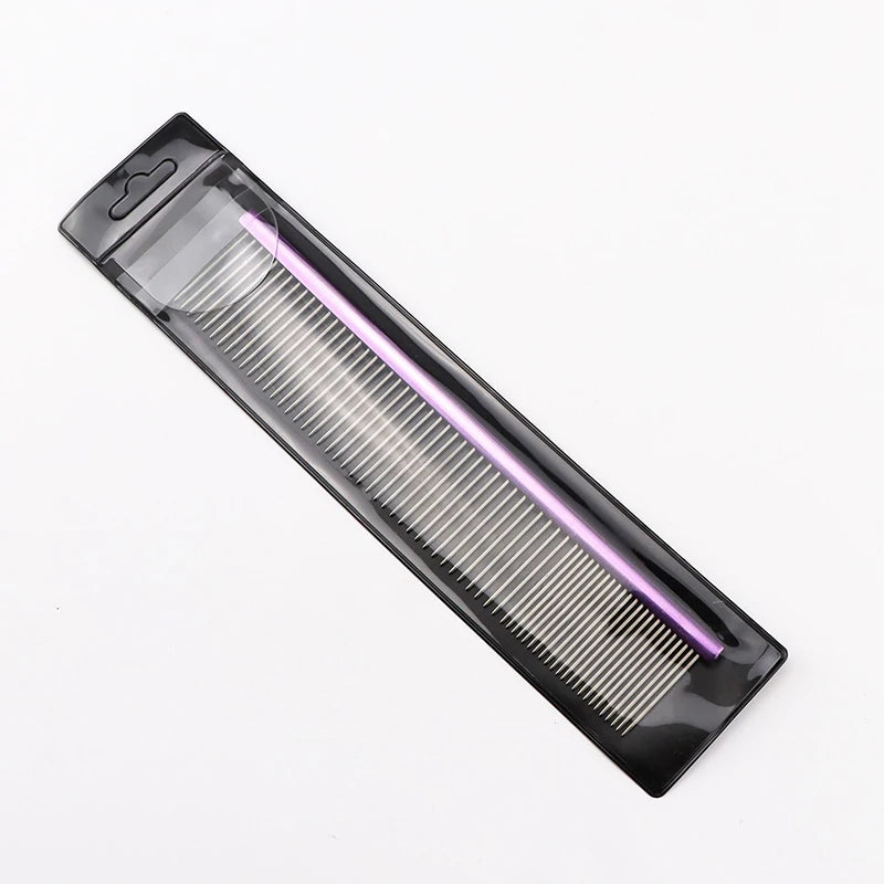 Light Aluminum Pet Comb, Professional Dog Grooming Comb Puppy, Cleaning Hair Trimmer Brush