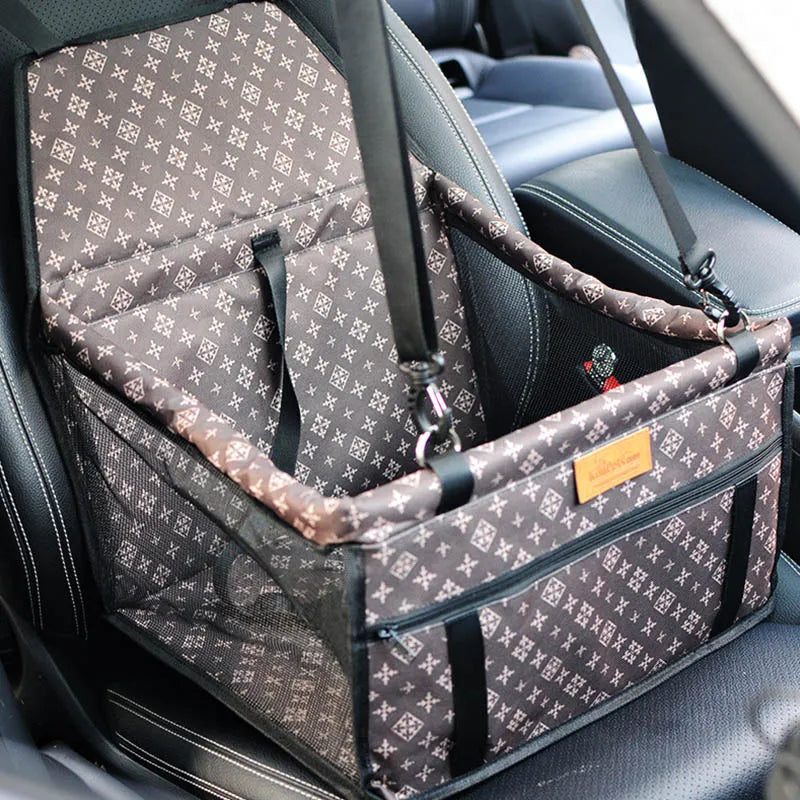 Double Thick Travel Accessories, Mesh Hanging Bags Folding Waterproof Dog Mat Blanket, Safety Pet Car Seat Bag