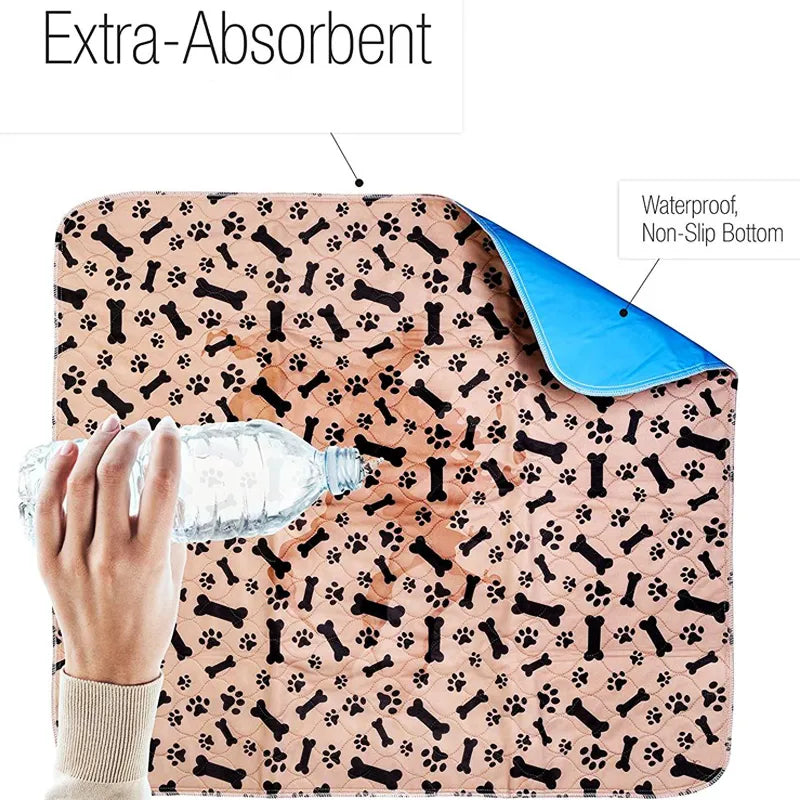 Reusable Dog Bed Mats, Dog Urine Pads, Pet Training In Car, Home Bed