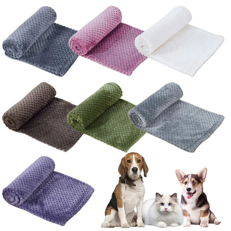 Soft Pet Sleeping Blanket, Fluffy Dog Blankets, Warm Breathable Cat Cover Blanket, Comfortable Sleeping Sheet Mat Pet Supplies