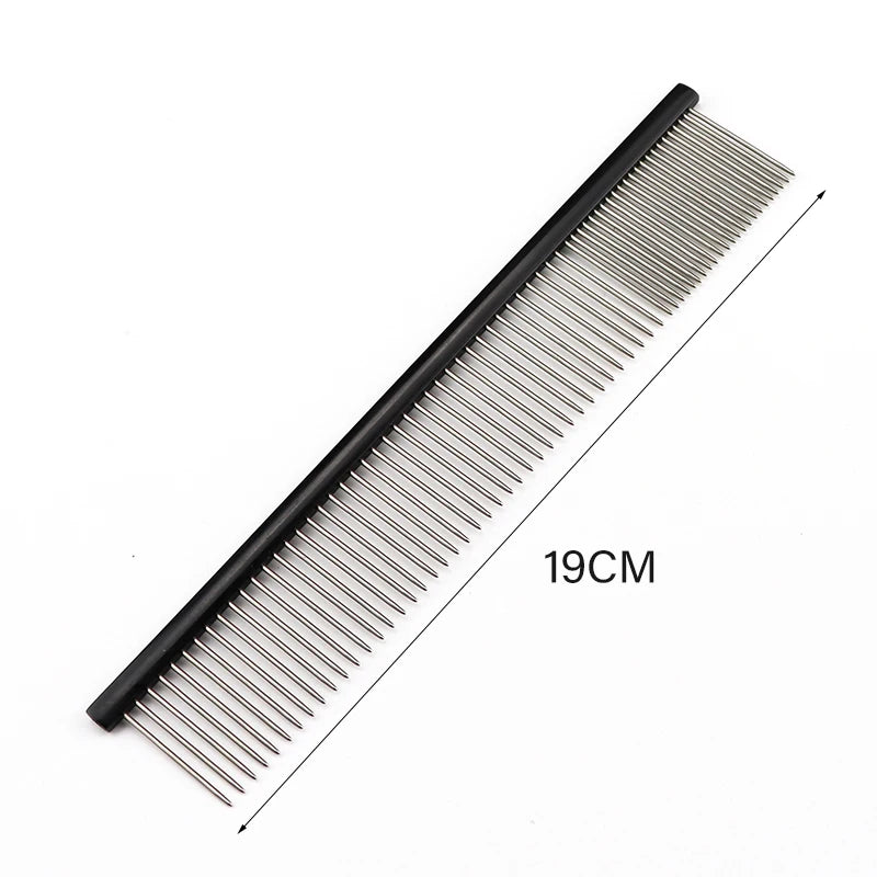 Light Aluminum Pet Comb, Professional Dog Grooming Comb Puppy, Cleaning Hair Trimmer Brush