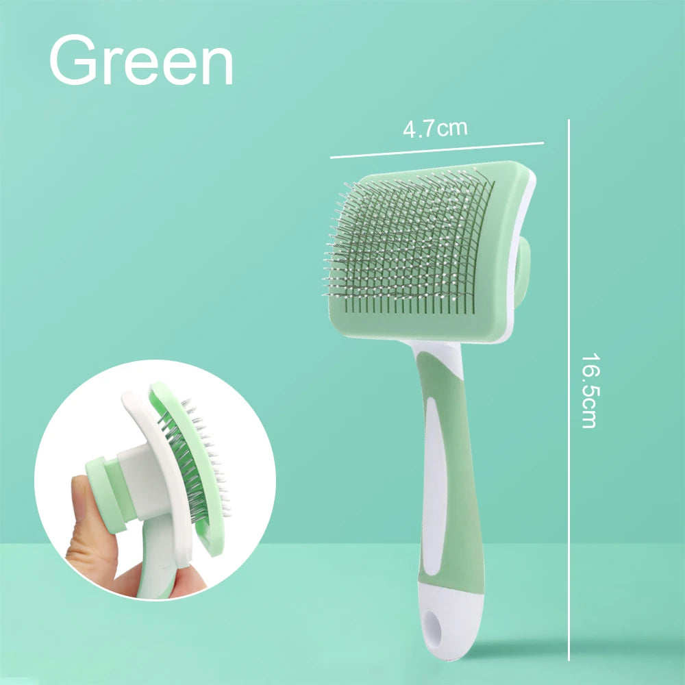 Cat Brush, Removes Loose Hair Mats Tangles Comb, Puppy Pet Grooming Tool