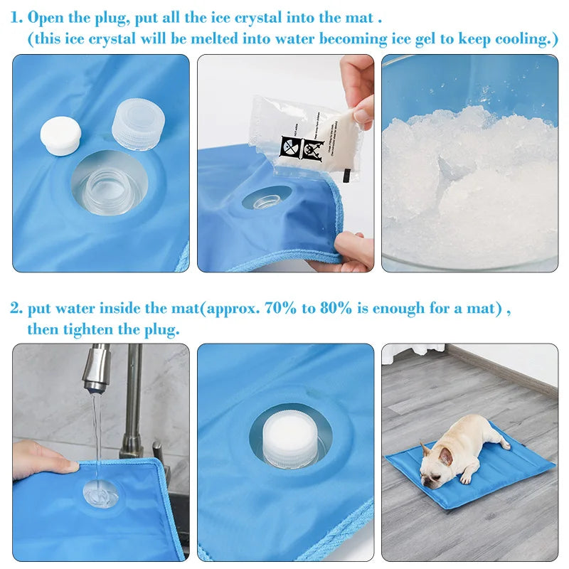 Pet Dog Cooling Mat Ice Pad