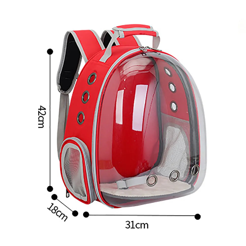 Cat Carrying Bag, Space Pet Backpack, Breathable Portable Transparent Backpack, Puppy Dog Transport Carrier