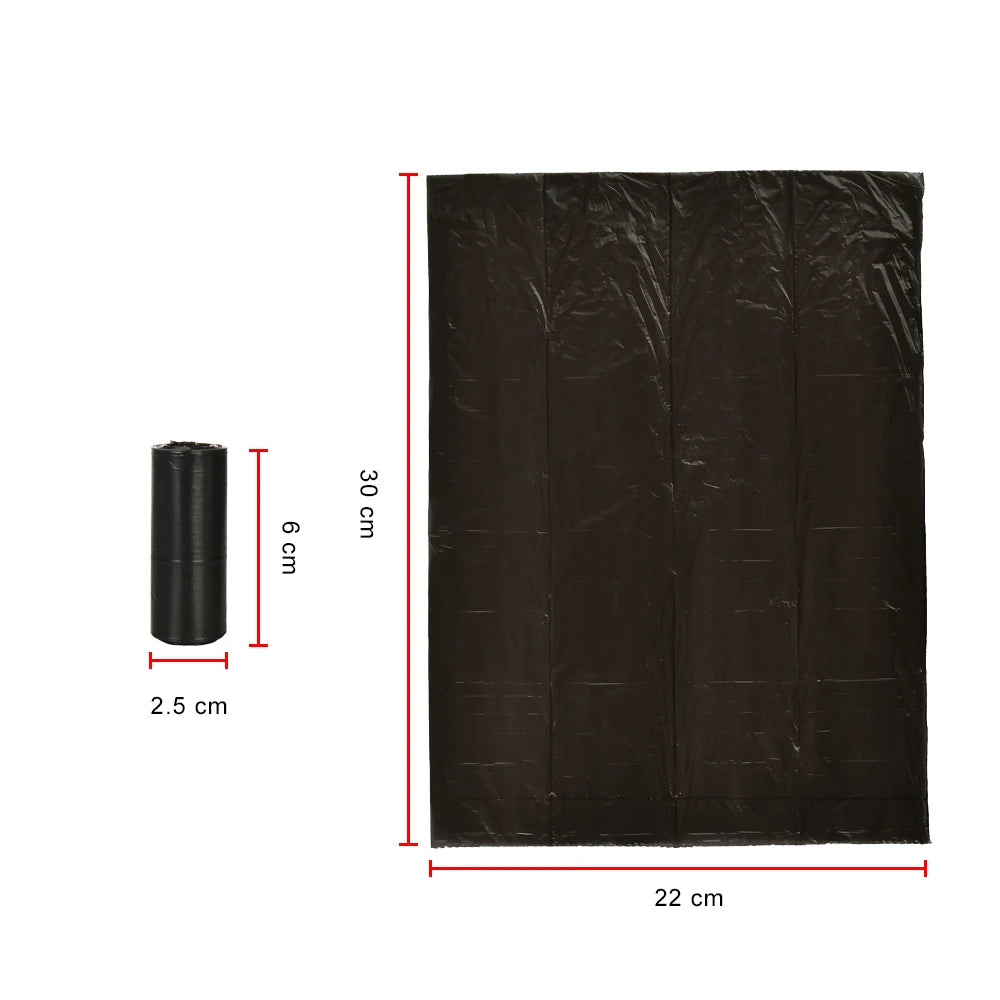 5/10 Rolls Printing Dog Poop Bag, Dog Cat Waste Pick Up Clean Bag, Random Color