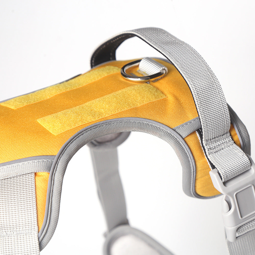 High-Quality Pet Dog Chest and Back Strap with Tactical Leash - Explosive Pet Dog Chest and Back Strap Tactical Leash