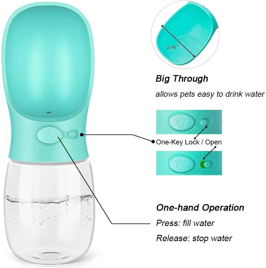 Pet Dog Water Bottle Portable Drinking feeder for Dogs Cat, Outdoor Travel water feeding Puppy Water Dispenser