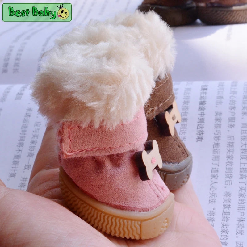 Thick Snow Pets Puppies Shoes For Dogs Chihuahua, Yorkshire, Plush Cats Winter Warm Boots Wear Supplies