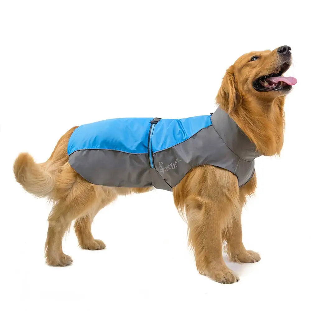 Pet Dog Rain Coat Waterproof Jackets, Breathable Assault Raincoat for Big Dogs Cats