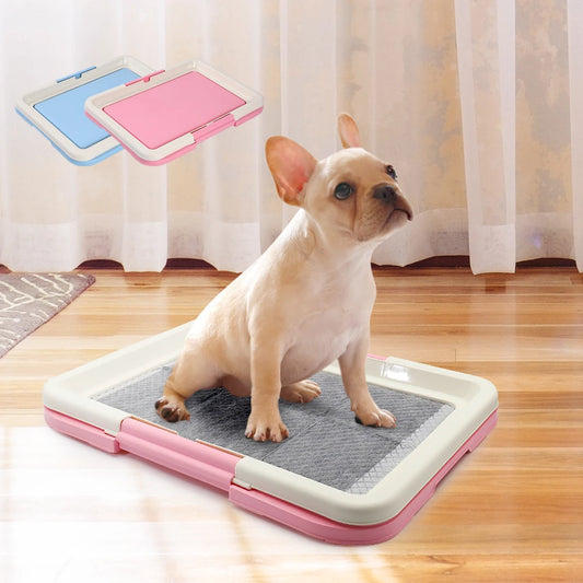 Portable Pet Dogs Toilet, Potty Pet Dogs Cats Litter Boxes Puppy Litter Tray Training Toilet Easy to Clean