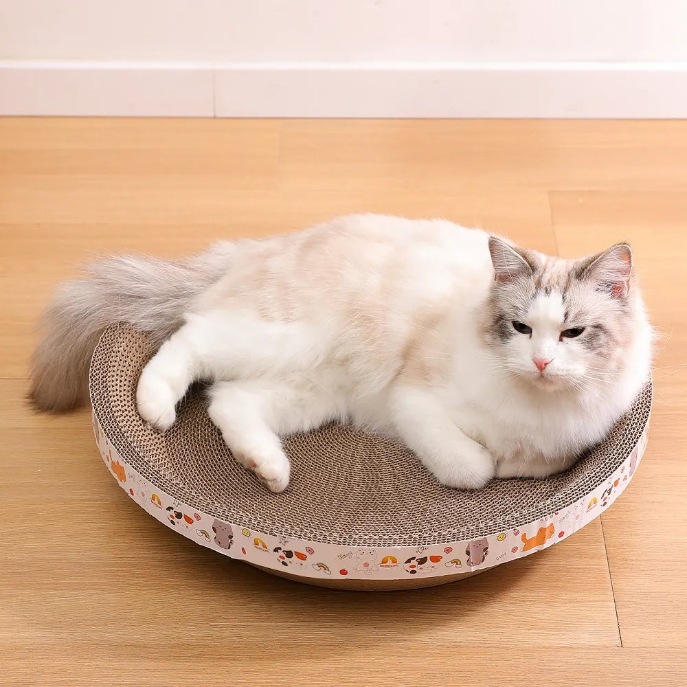 Cat Scratching Board, Furniture Protection Post Grinding Claw Scratch Corrugated Paper, Wear-resistant Cat Nest