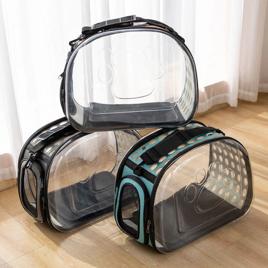 New Cat Space Capsule, Transparent Cat Carrier Bag, Breathable Pet Carrier, Small Dog Cat Backpack Travel Cage, Handbag for Kitten