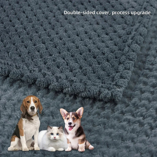 Soft Pet Sleeping Blanket, Fluffy Dog Blankets, Warm Breathable Cat Cover Blanket, Comfortable Sleeping Sheet Mat Pet Supplies