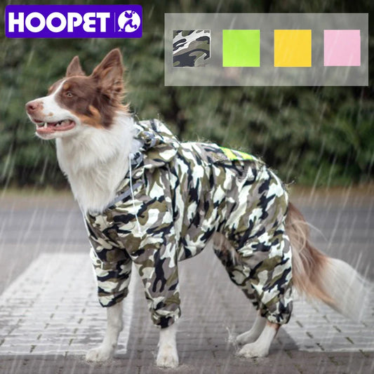 Dog Raincoat, Jumpsuit Rain Coat for Dogs Pet, Cloak Labrador, Waterproof Golden Retriever Jacket