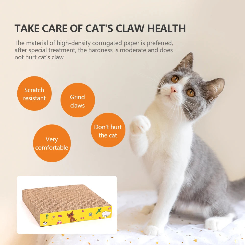 Cat Scratching Board, Scratcher For Cats Training Grinding Claw Toys